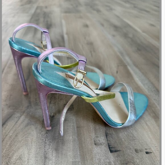 Sophia Webster MULTICOLOUR ‘Rosalind’ heeled sandals Size 38 - Gently Used - Picture 3 of 4